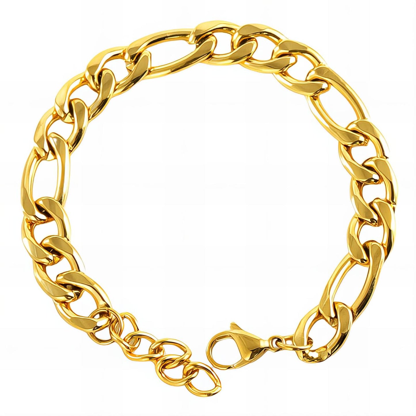 Link Chain Bracelet 18K Gold Plated