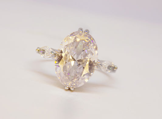 Handmade Lola ring in 18K gold plating, featuring an elegant and timeless design from GeorgiaReneeBoutique.