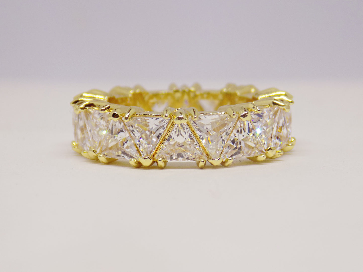 Handmade Zelia 18K gold plated ring with elegant design, crafted for timeless style at GeorgiaReneeBoutique.