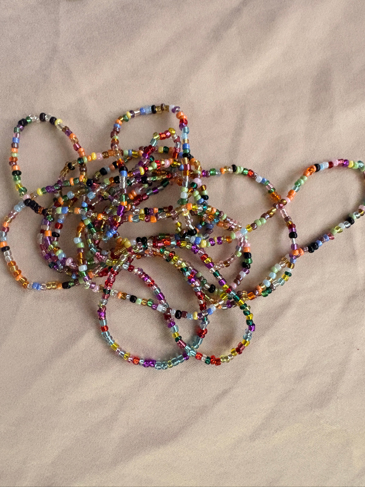 Handmade Elastic Waist Beads
