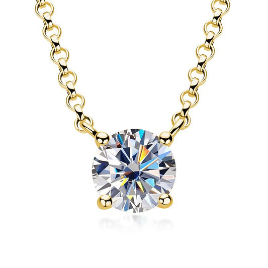 Necklace, 18K Gold Plated Steel