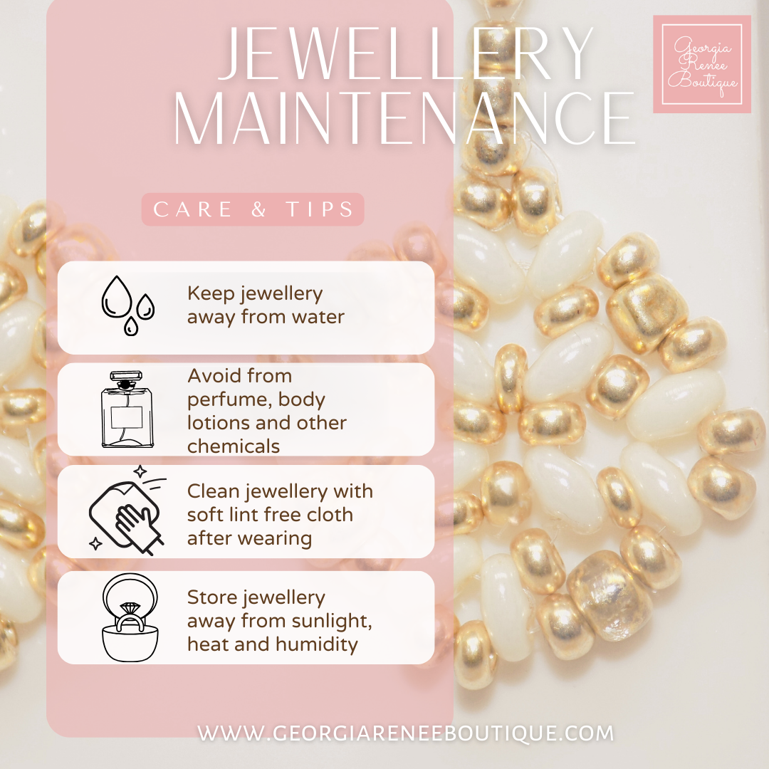 Akira handmade 18K gold plated necklace in premium gift packaging, ideal for special occasions from GeorgiaReneeBoutique.