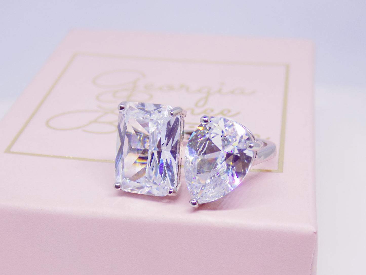 Isadora handmade 18K gold plated ring presented in premium gift packaging, ideal for special occasions from GeorgiaReneeBoutique.