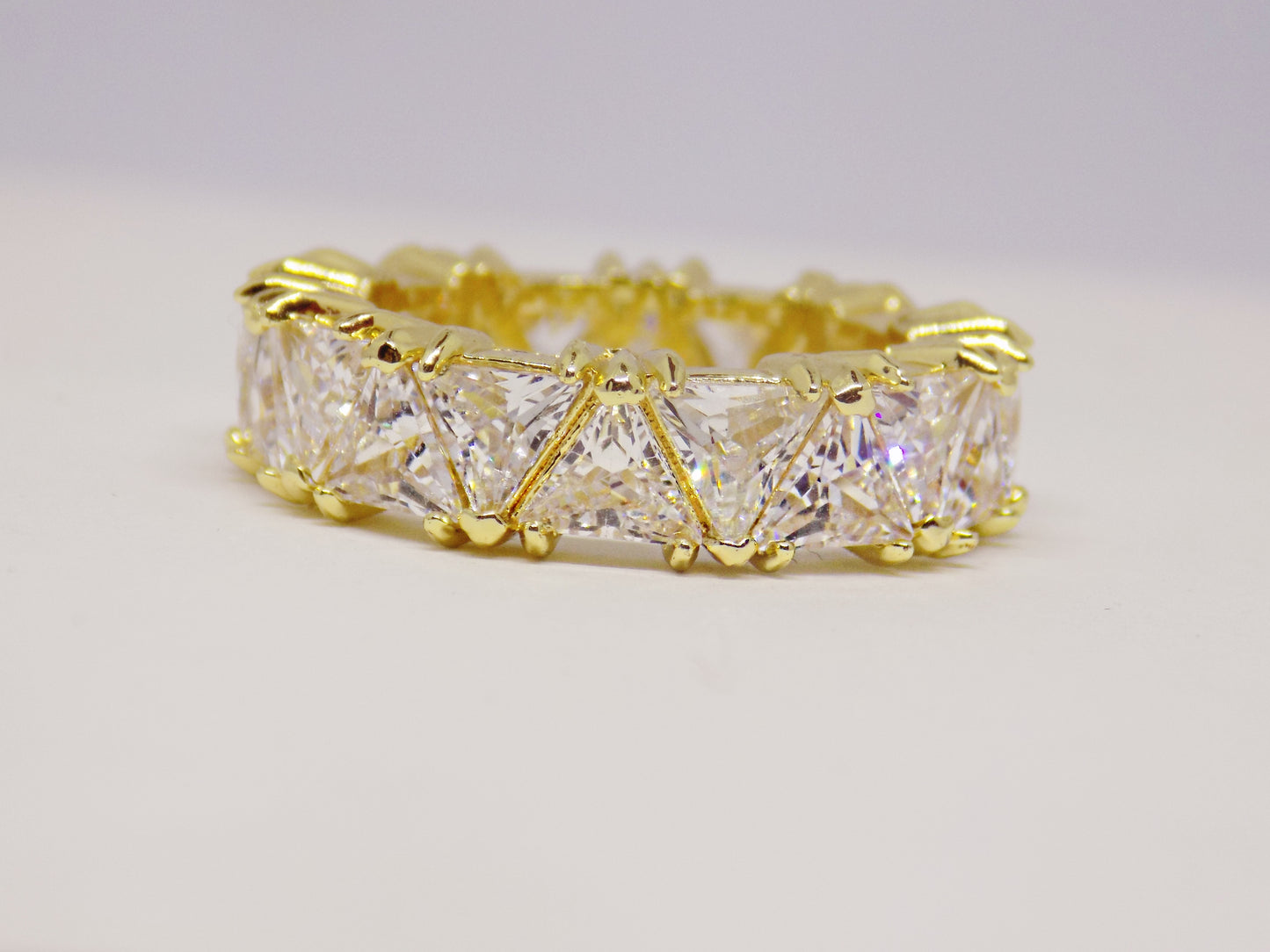 Handmade Zelia 18K gold plated ring with elegant design, crafted for timeless style at GeorgiaReneeBoutique.